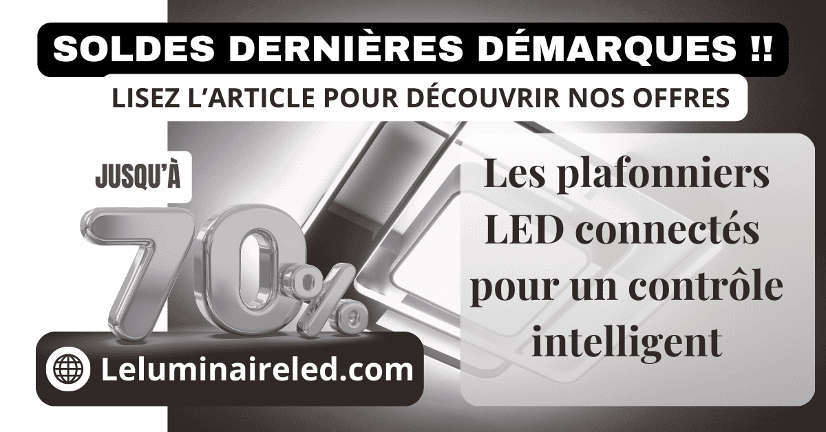 Les plafonniers LED connectés pour un contrôle intelligent