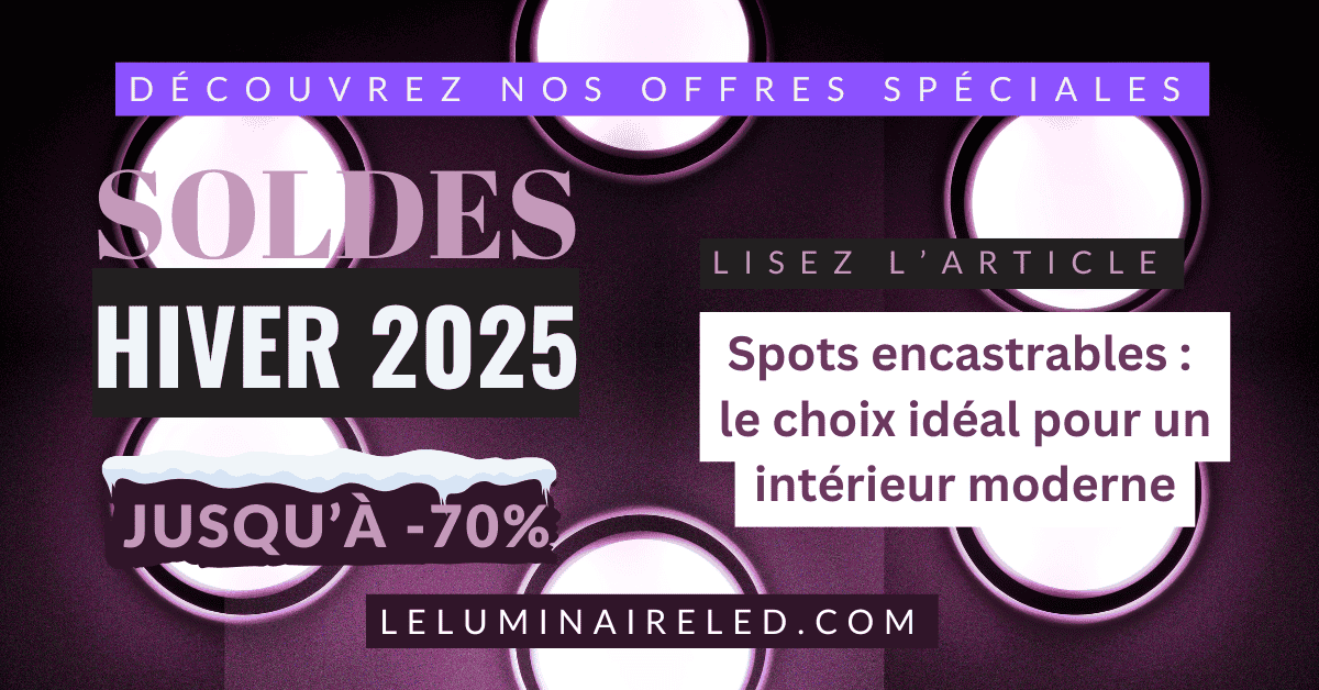 Spots encastrables : le choix idéal pour un intérieur moderne